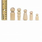 Craft Wood People - 10 Assorted 