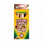 24 Colors of the World Colored Pencils.
