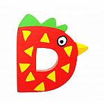 'D' Wooden Letters - Crazybird