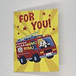 For You! Firetruck Mini Gift Card  