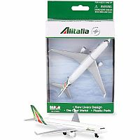 Alitalia Air Die Cast Single Plane