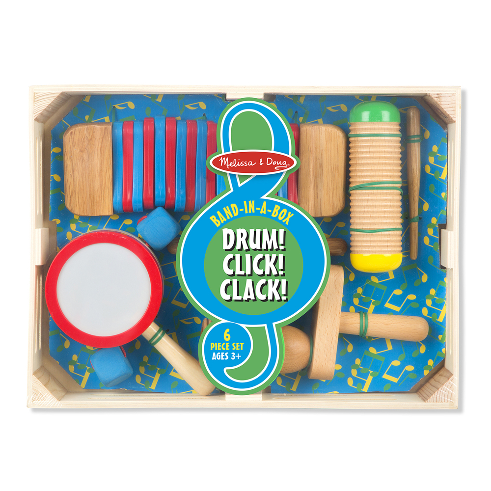 BandinaBox Drum! Click! Clack! Toy Sense