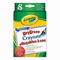 8 Dry Erase Crayons.