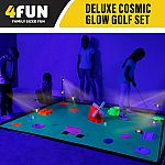4Fun Deluxe Cosmic Glow in the Dark Mini Golf