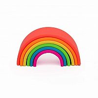 Neon Rainbow Teether Toy - 6 Piece.