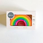 Neon Rainbow Teether Toy - 6 Piece.