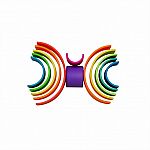 Neon Rainbow Teether Toy - 12 Piece