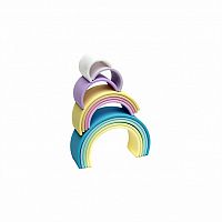 Pastel Rainbow Teether Toy - 12 Piece