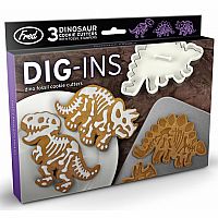 Fred and Friends - Dig-ins Dino Fossil Cookie Cutters