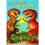 Dinosaur High Five Birthday Card