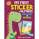 My First Sticker By Numbers: Dinosaurs & Dragons