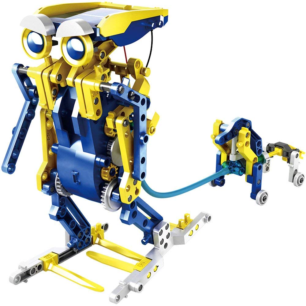 12-In-1 Solar Hydraulic Robot Kit - Toy Sense