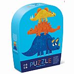 12-piece Mini Puzzle - Dino Friends