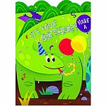 Dinosaur Tri-Fold Birthday Card