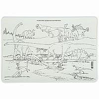 Dinosaurs Two-Sided Placemat  