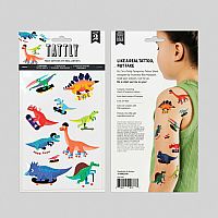 Dino Derby Temporary Tattoos - Tattly