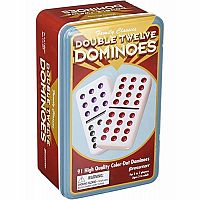 Double Twelve Dominoes Tin