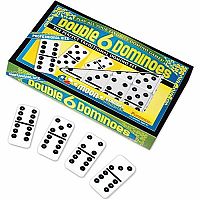 Double 6 Dominoes - Black Dots