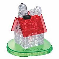 Snoopy and Doghouse - 3D Crystal Puzzle