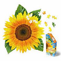 I Am Sunflower - Shaped Puzzle by Madd Capp