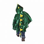 Metallic Green Dragon Toddler Cape - Size 2-3  