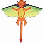 Flying Orange Dragon Kite 