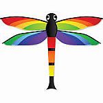 Rainbow 3-D Dragonfly Kite