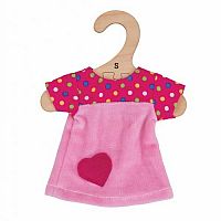 Doll Pink Dress with Spots - Small