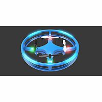 Sky Lighter Glow Disc Drone - Blue.