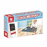 2-in-1 Easel and Play Table by Little Moppet