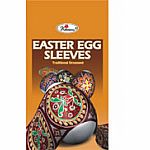 Easter Egg Sleeves: Traditional, Flowers -  Assorted.