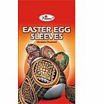 Easter Egg Sleeves: Traditional, Flowers -  Assorted.