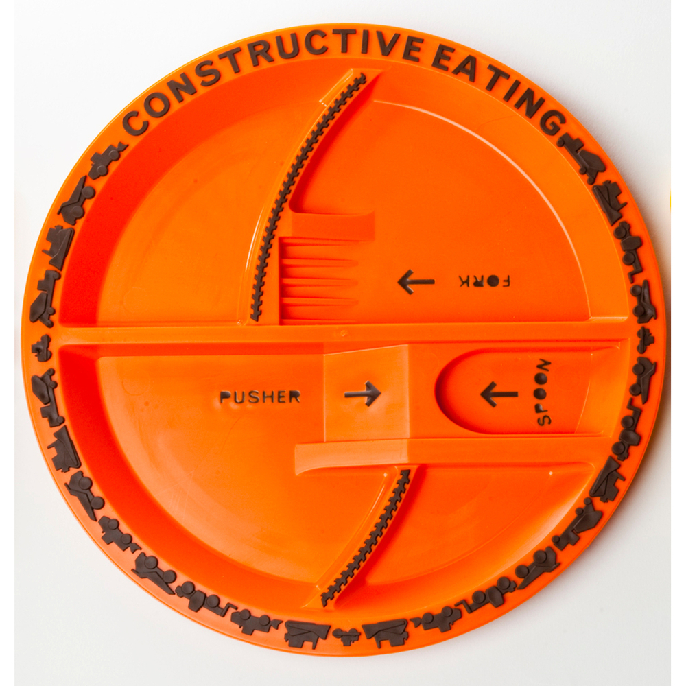 Constructive Eating Construction plate Orange 