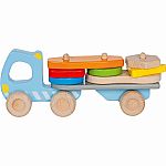 Wooden Truck with Stacking Freight