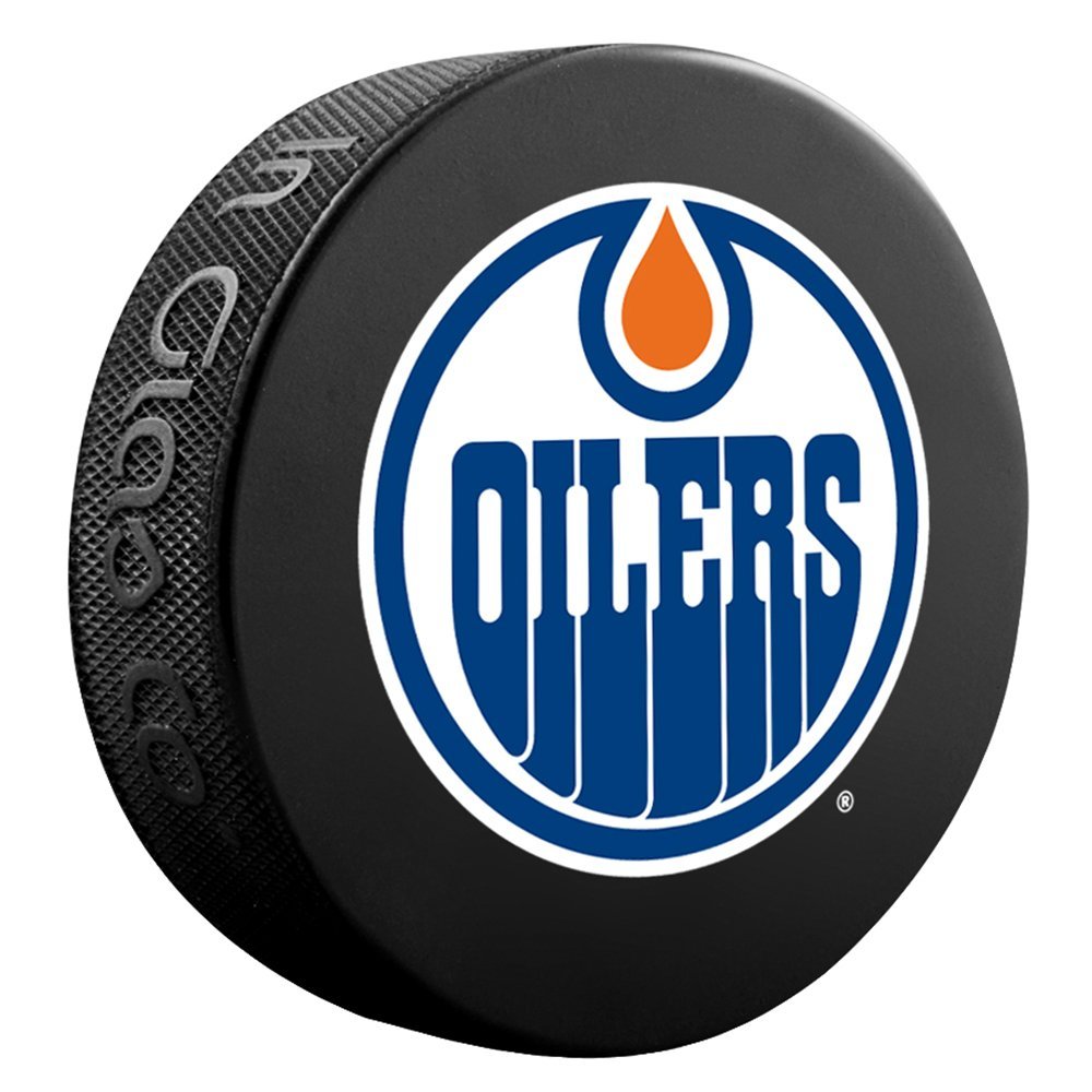 Edmonton Oilers Souvenir Puck. Toy Sense