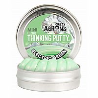 Electric Green Mini Tin - Crazy Aaron's Thinking Putty 