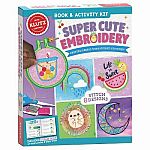 Super Cute Embroidery Book and Activity Kit  