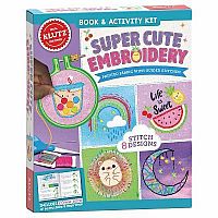 Super Cute Embroidery Book and Activity Kit  
