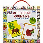 Eric Carle Alphabet & Counting 2-Sided Floor Puzzle .