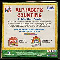 Eric Carle Alphabet & Counting 2-Sided Floor Puzzle .