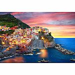 Manarola at Dusk, Italy - Eurographics