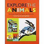 Explore The Animals - Colouring & Learning Book
