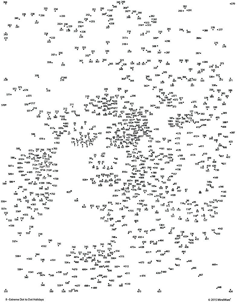 Extreme Dot To Dot Printable