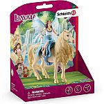 Fairy Eyela on Golden Unicorn - Bayala