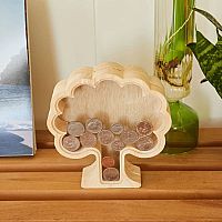 Money Tree - Wooden Coin Bank