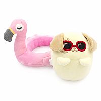 Puppiroll in Flamingo Floatie