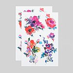 Watercolour Florals Temporary Tattoos - Tattly 