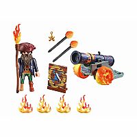 Pirates: Pirate with Cannon Gift Set - Retired.