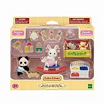 Baby's Toy Box -Snow Rabbit & Panda Babies