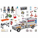 City Action: Rescue Vehicles: Ambulance With Lights And Sound  